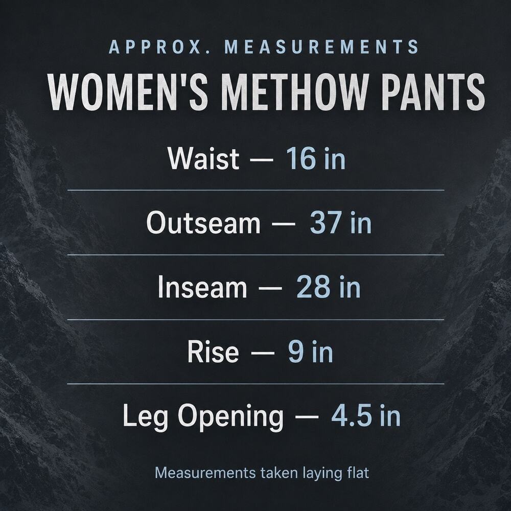 Outdoor Research Methow Pants Womens Medium Black Fleece Lined Softshell - Picture 14 of 14